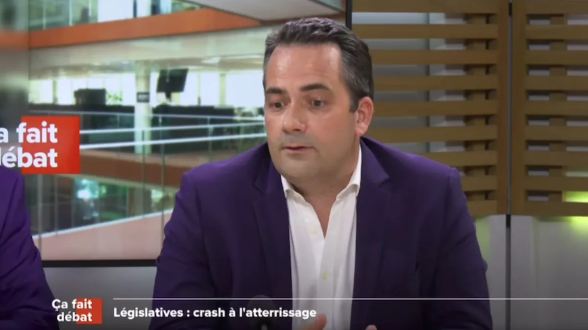 Adrien Debever TV7 législatives