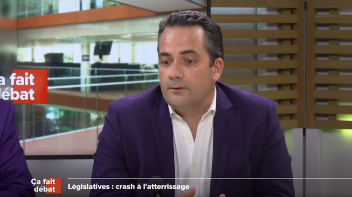 Adrien Debever TV7 législatives
